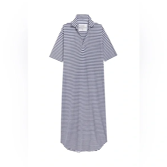 Frank & Eileen EMMA Popover Henley Maxi Dress, NWT - Picture 4 of 5